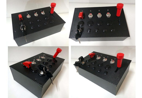 Button Box Joystick 14 Funções Usb Pc Euro Truck Simulator