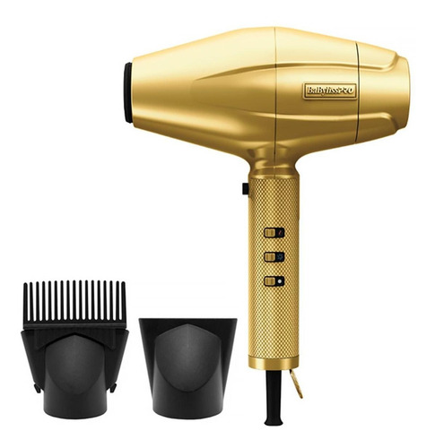 Secador De Pelo Babyliss Pro Gold Fx Barberia 2000w Italia