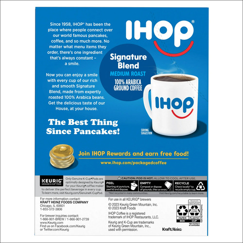 Ihop Café Keurig K-cup 22 Capsulas De Café