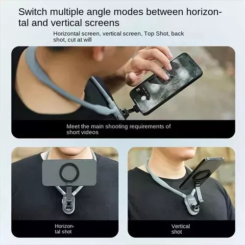 Suporte Magnético De Pescoço Para Celulares E Telefones