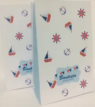 Comprar Bolsitas Baby Shower Náutico Marinero Barquitos X10 U