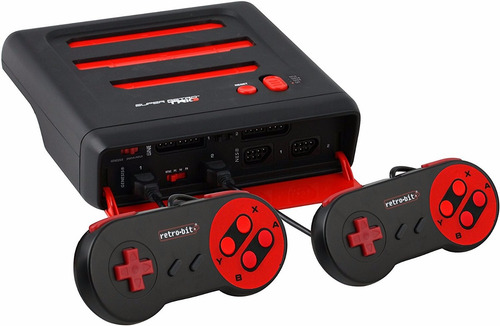 Retro-bit Consola Tric3-rojo/negro