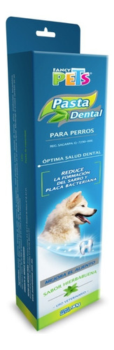 Pasta Dental Para Perros 90 Grs Limpiar Fancy Pets Sabor Hierbabuena