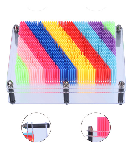 Placa De Plástico 3d Pin Art Toy, Clonación De Modelos Impre