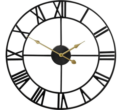 Reloj Analogico De Metal  Para Pared Grande Disponible