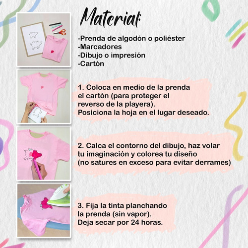 Imagen 5 de 10 de Set 8 Plumones Marcadores Textiles Para Tejidos Kik12071
