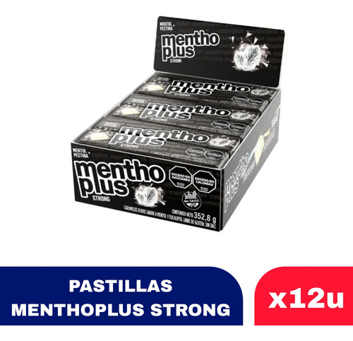Pastillas Menthoplus Strong X12u - Tuttomax