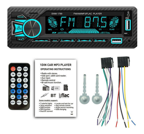 Reproductor Carro Stereo Mp3 Usb Bluetooth Aplicacion Gps