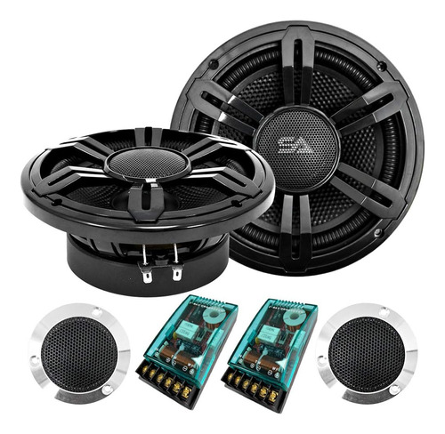 Seismic Audio  Par De 6.5 Pulgadas 300 Vatios 2-way