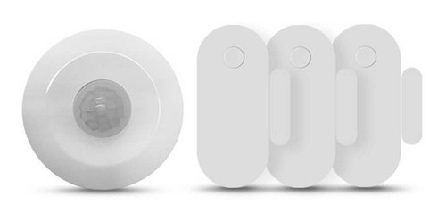 Kit Alarma Nexxt Wifi App 7 Sensores Sirena Cámaras Int Ext