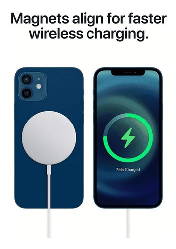 Imagen 5 de 6 de Cargador Inalámbrico iPhone 14 13 12 + Cargador Usb C Pd
