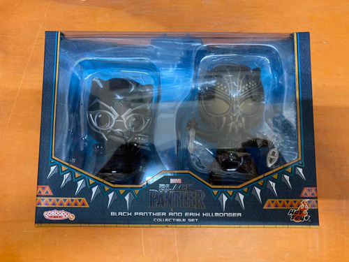 Black Panther & Erik Killmonger Marvel Hot Toys Cosbaby 488