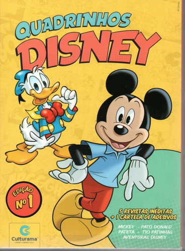 Box Revistas Disney 1 + Adesivo Culturama 01 - Bonellihq D19