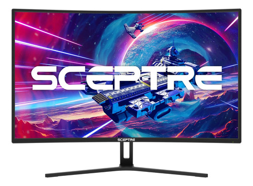 Monitor Curvo Para Juegos Sceptre De 32 Pulgadas Overdrive H