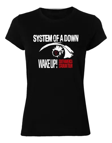 Camiseta Mujer System Of A Down Rock Metal Wake Up! + Gorra