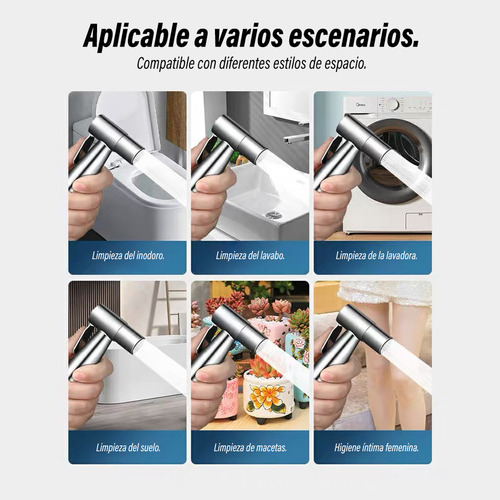 Grifo Para Inodoro Válvula Angular De Doble Salida De Baño