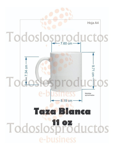 Imagen 10 de 10 de Cajas De Taza Blanca Con 108 Piezas En Total De Cerámica