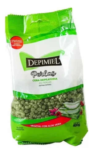 Cera Depilatoria Vegetal En Perlas X 400gr Depimiel