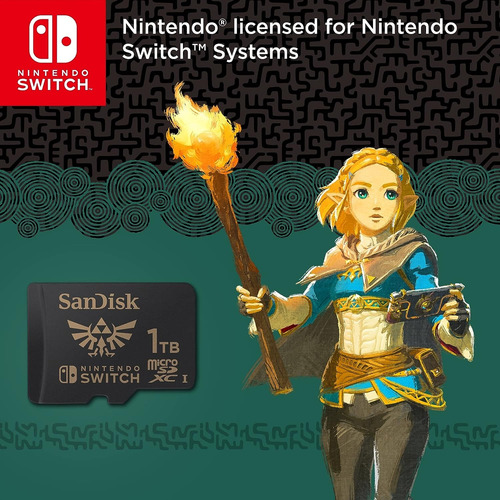 Memoria Microsdxc Sandisk De 1 Tb Para Nintendo Switch