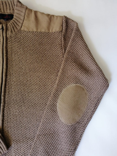 Imagen 2 de 4 de Sweater Cardigan Hombre Cierre Tallas S A 2xl