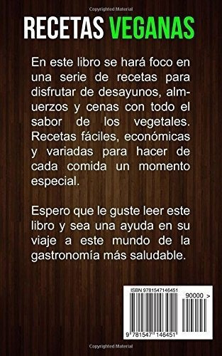 Recetas Veganas Top Recetas Veganas Rapidas,..., De Garic, Ma. Editorial Createspace Independent Publishing Platform En Español