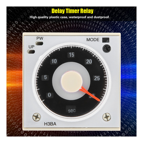 H3ba-n Relé De Temporización De Control De Perilla Del Tempo