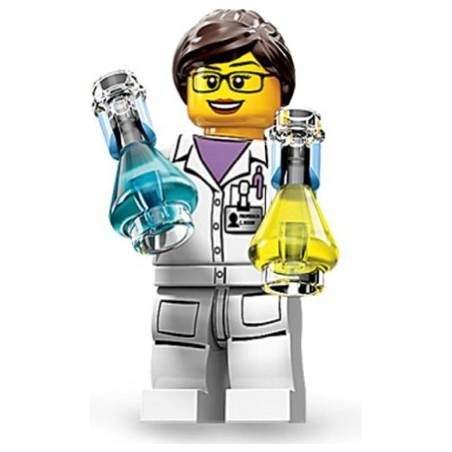 Minifiguras De Lego, Serie 11, Mujer Científica