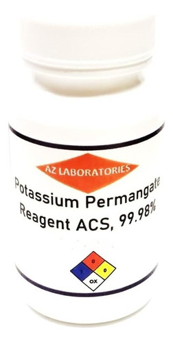 Permanganato De Potasio, Reactivo  3.53 Oz Made In Usa