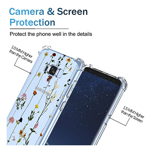 Funda Para Galaxy S8 Plus Sm-g955u Transparente Acabado Suav