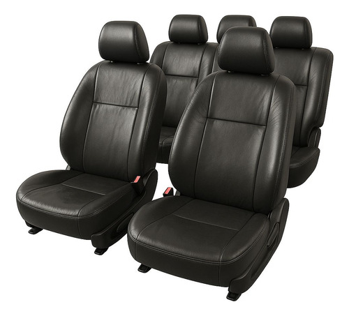 Funda Cubre Asiento Cuerina Fiat 500 Negro