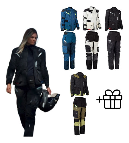 Conjunto Feminino Moto Jaqueta E Calça Texx Nomade