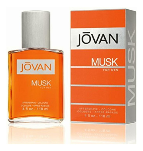 Jovan Musk Colonia For Men Para Después De Afeitar, 118 Ml