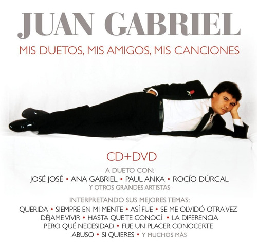 Juan Gabriel Mis Duetos Mis Amigos Mis Canciones | Cd + Dvd
