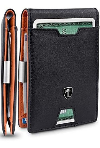 Billetera Hombre Rfid Blocking Con Money Clip  Austin 