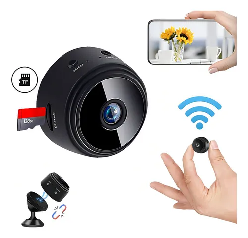 Mini Câmera Espiã A9 Wifi Com Sensor E Visão Noturna Cor Color