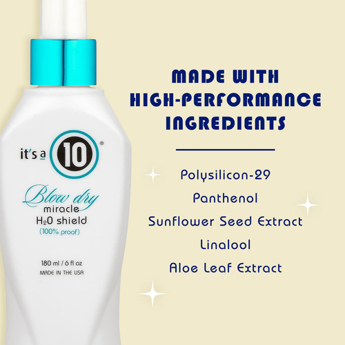 Tratamiento It's A 10 Blow Dry Miracle H2o Shield 180 Ml
