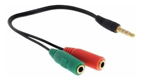 Cable Adaptador Cable Divisor Audio De 3,5 Mm De Auriculares