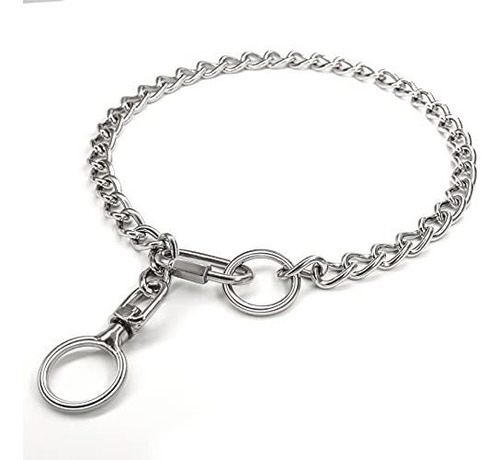 Collar De Cadena De Perros Metal Acero Inoxidable Zrhjr