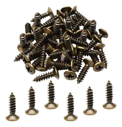 Tornillos Bronce Guitarra 3*12 Mm X50 - St Sq Tl Lp
