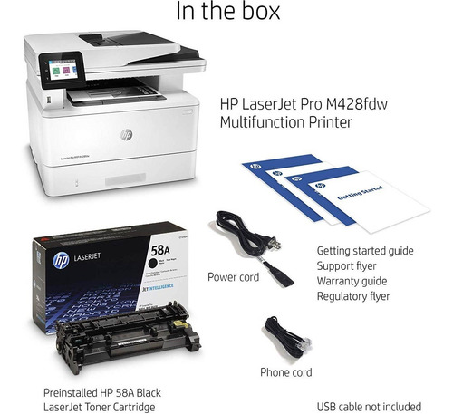 Imagen 6 de 7 de Impresora Multifuncion Laser Hp M428 Wifi Scaner Fax Duplex