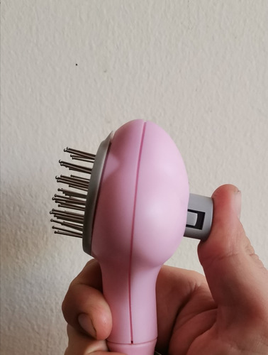 Cepillo Para Gatos, Perros, Con Boton De Limpieza