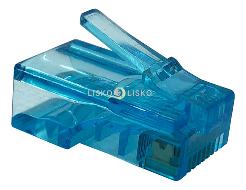 Modular Plug 8x8 Rj45 Com Banho 50 De Ouro - Pacote Com 100 110v