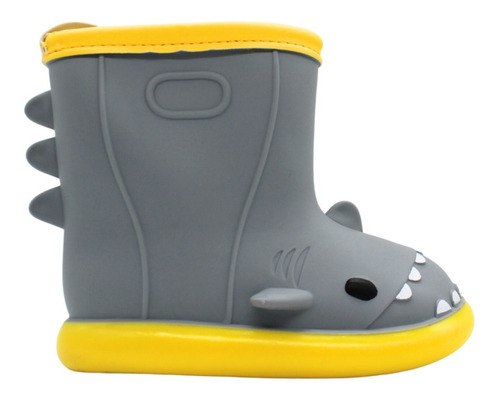 Bota Lluvia Impermeable Tiburón Shark Niño Niña, Ligera