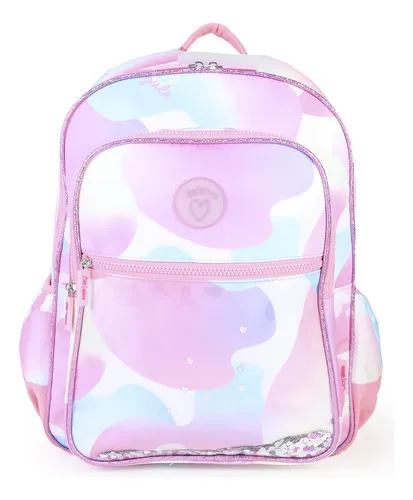 Mochila escolar Cloe 4BLGO23406 cor rosa MercadoLivre