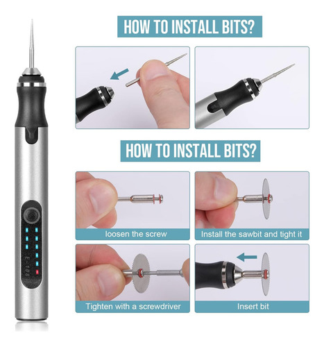 Lápiz De Grabado Eléctrico, Grabador Inalámbrico Diy