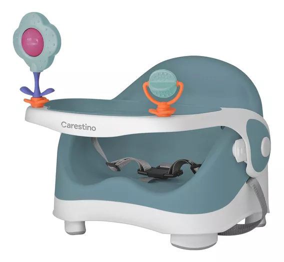 Silla De Comer Booster Carestino Petróleo Agua Altura Ajustable Con Bandeja Extraíble