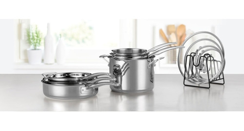 Imagen 2 de 9 de Batería De Cocina 11 Pzs De Acero Inoxidable Cuisinart