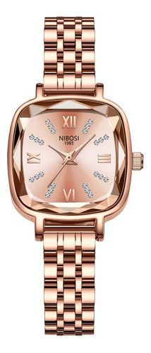 Nibosi Relojes Para Mujer Reloj Analógico Cuadrado Con Esfer