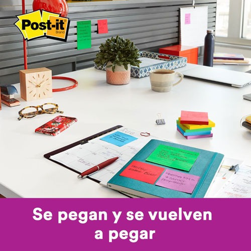 Notas Adhesivas Post-it Original 5 Bloques 90hojas 450 Total