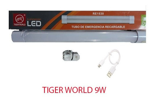 Tubo De Emergencia 9w. Re1530. Marca: Tiger World